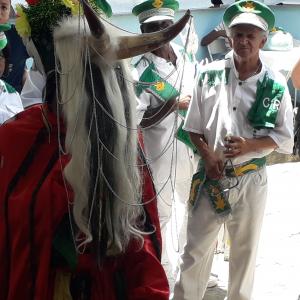 Visita à casa de devoto: chula dos palhaços