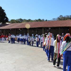 Movimentação das guardas de Marujo no 3º Encontro de Congadeiros de Sabará. 29 de julho de 2018