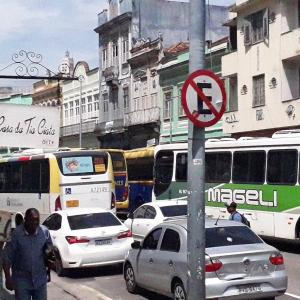 Casa da Tia Ciata, localizada em rua da região central do Rio de Janeiro