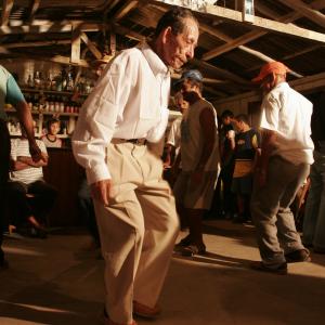 Seu Alcides Rodrigues no bar Akdov, em Superagui - Guaraqueçaba/PR